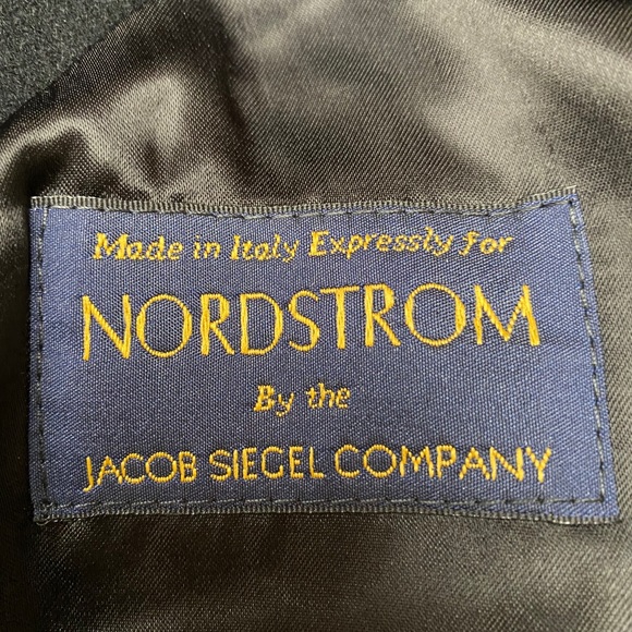 NORDSTROM MENS JACOB SIEGEL LAMBSWOOL COAT 46L - Picture 8 of 13